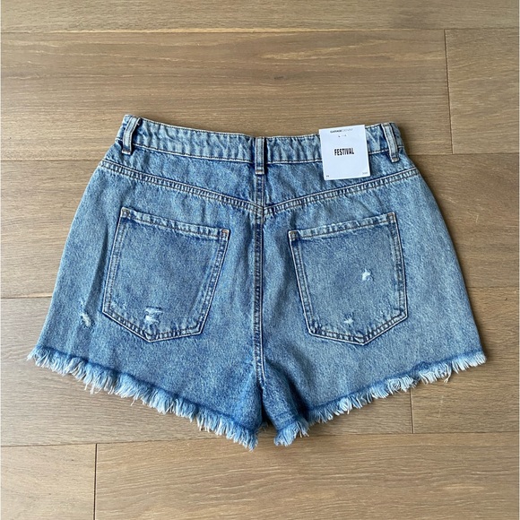 Garage denim shorts - size 30 - light washed denim - Picture 2 of 4